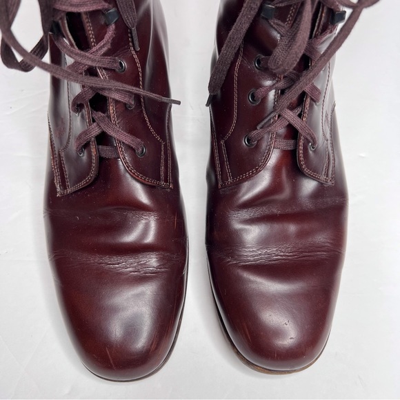 Tod’s Lace-Up Pebble Sole Boots EU 40 Dapper Academia Victorian Steampunk main image 9
